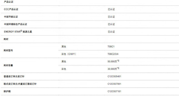 愛(ài)普生（EPSON）AM-C6000a A4/A3彩色企業(yè)級(jí)墨倉(cāng)式陣列復(fù)合機(jī)